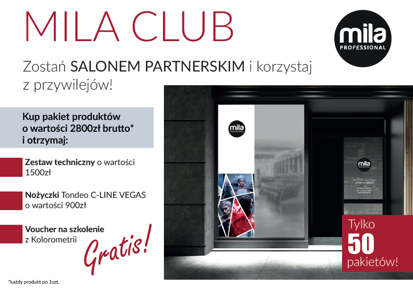 Dołącz do MILA CLUB i korzystaj!